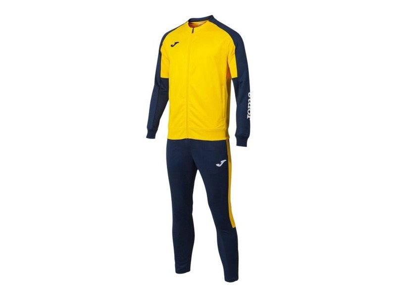 Спортен Костюм за Възрастни Joma Sport Eco Championship Жълт Морско син Детски Мъже 2 Части