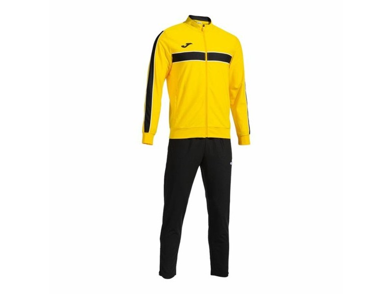 Спортен Костюм за Възрастни Joma Sport Victory Жълт Черен Детски Мъже 2 Части