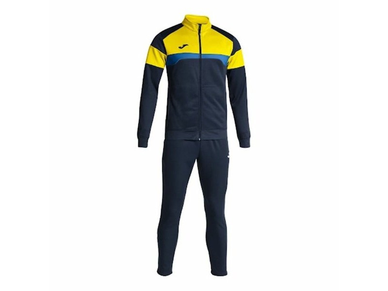 Спортен Костюм за Възрастни Joma Sport Danubio III Жълт Морско син Мъже 2 Части