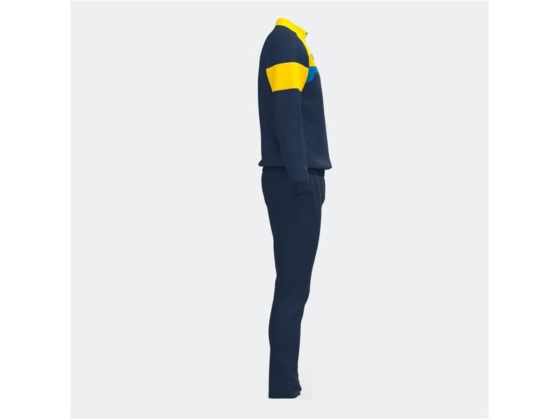 Спортен Костюм за Възрастни Joma Sport Danubio III Жълт Морско син Мъже 2 Части