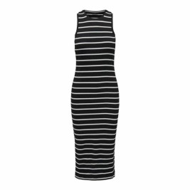 Рокля Only Onlbelfast Stripe Черен