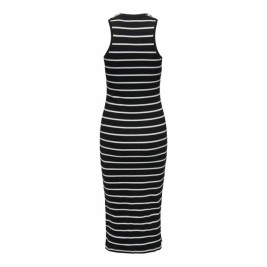 Рокля Only Onlbelfast Stripe Черен