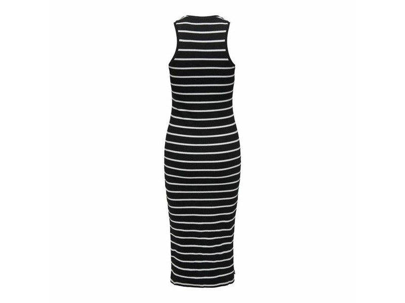 Рокля Only Onlbelfast Stripe Черен
