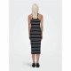 Рокля Only Onlbelfast Stripe Черен