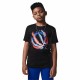 Детски Тениска с къс ръкав Jordan Jdb Bball Fire Ss Черен