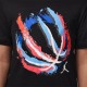 Детски Тениска с къс ръкав Jordan Jdb Bball Fire Ss Черен