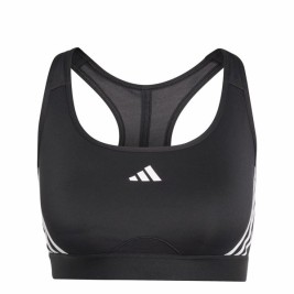 Спортен Сутиен Adidas Essentials Powereact Mid Черен