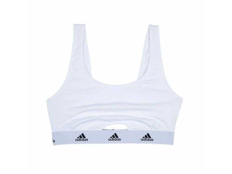Спортен Сутиен Adidas Active Comfort Cotton Бял