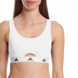 Спортен Сутиен Adidas Active Comfort Cotton Бял