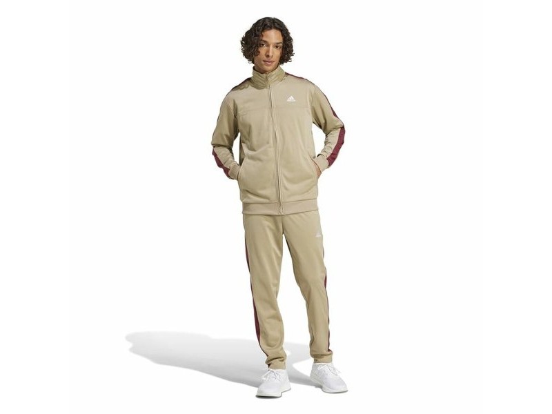 Анцуг Adidas Spw Small Logo Tricot Colorblock Бежов Мъже