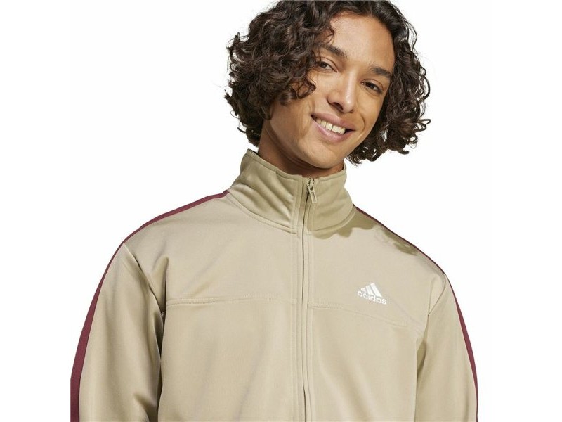 Анцуг Adidas Spw Small Logo Tricot Colorblock Бежов Мъже