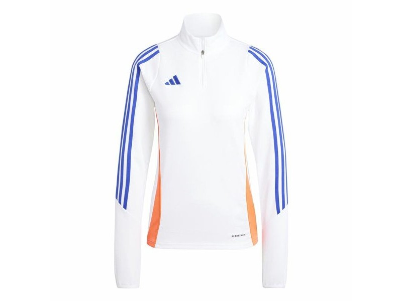 Дамски суичър без качулка Adidas Tiro24 Training Бял