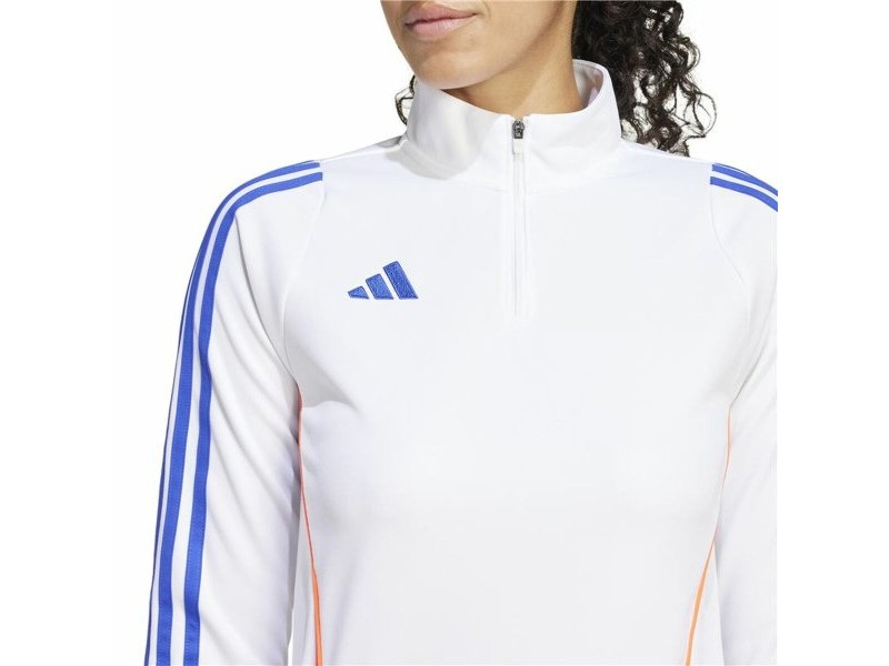 Дамски суичър без качулка Adidas Tiro24 Training Бял