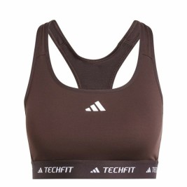 Спортен Сутиен Adidas Techfit Medium Кафяв