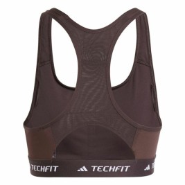 Спортен Сутиен Adidas Techfit Medium Кафяв