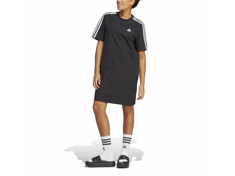 Рокля Adidas 3S Boyfriend Single Черен