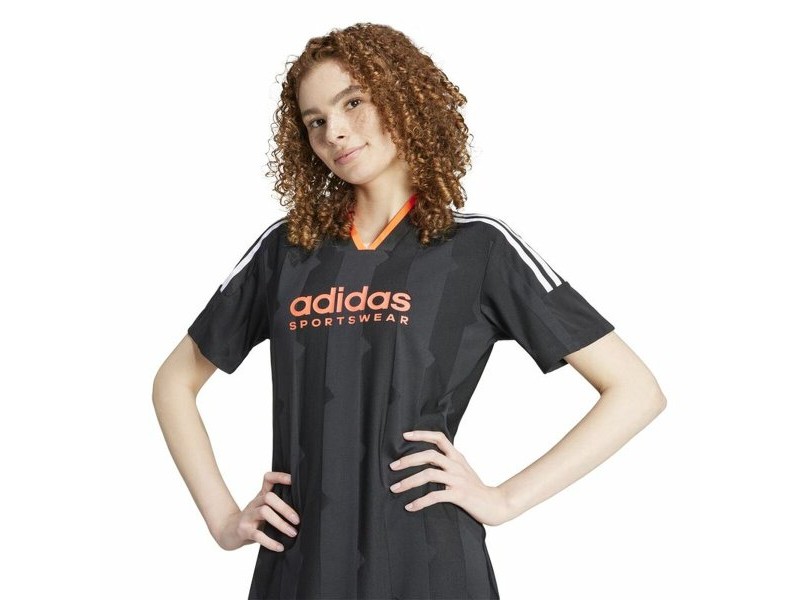 Рокля Adidas Tiro Cut 3 Bandas Jacquard Черен