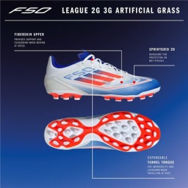Футболни Ботуши за Възрастни Adidas F50 League Бял