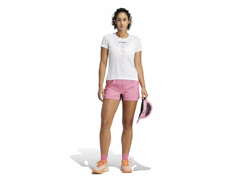 Мъжка тениска с къс ръкав Adidas Terrex Agravic Бял Мъжка тениска с къс ръкав Adidas Terrex Agravic Бял