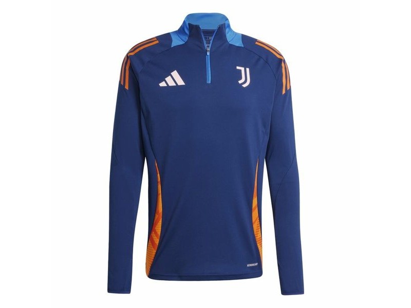 Мъжки суичър с качулка Adidas Juventus Tiro24 Competition Син