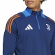 Мъжки суичър с качулка Adidas Juventus Tiro24 Competition Син