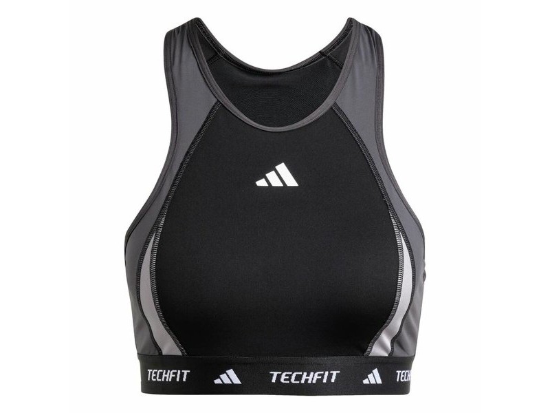 Спортен Сутиен Adidas Techfit  Черен