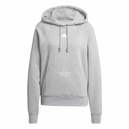 Мъжки суичър с качулка Adidas Signature Graphic Embroidery French Сив
