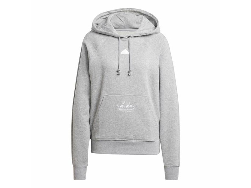 Мъжки суичър с качулка Adidas Signature Graphic Embroidery French Сив