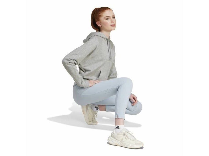 Мъжки суичър с качулка Adidas Signature Graphic Embroidery French Сив