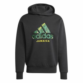 Мъжки суичър с качулка Adidas Jamaica Seasonal Doubleknit Черен