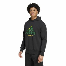 Мъжки суичър с качулка Adidas Jamaica Seasonal Doubleknit Черен