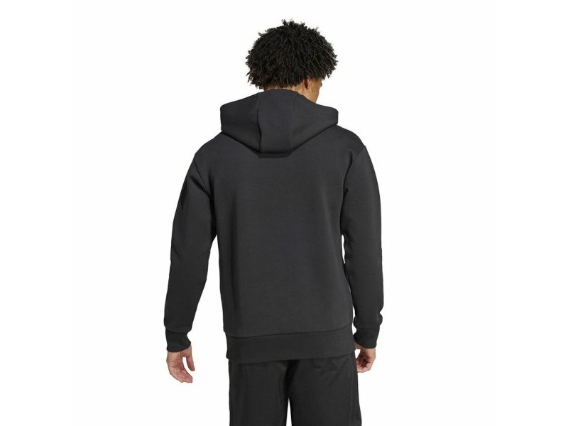 Мъжки суичър с качулка Adidas Jamaica Seasonal Doubleknit Черен