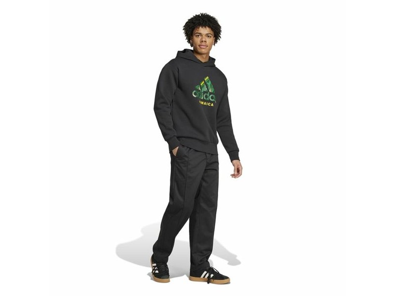 Мъжки суичър с качулка Adidas Jamaica Seasonal Doubleknit Черен