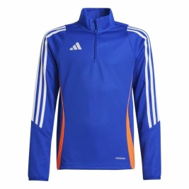Суичър без качулка Adidas Tiro24 Син