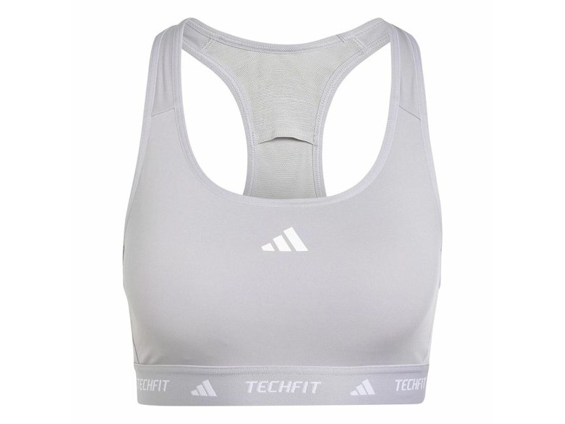 Спортен Сутиен Adidas Techfit Сив