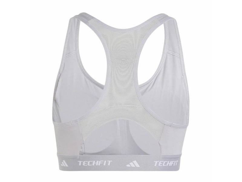 Спортен Сутиен Adidas Techfit Сив