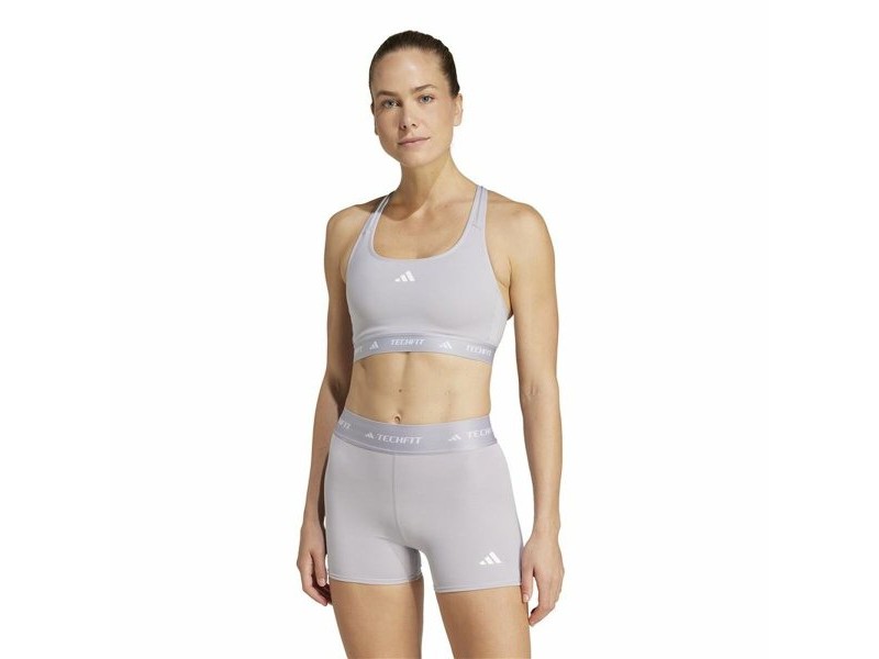 Спортен Сутиен Adidas Techfit Сив