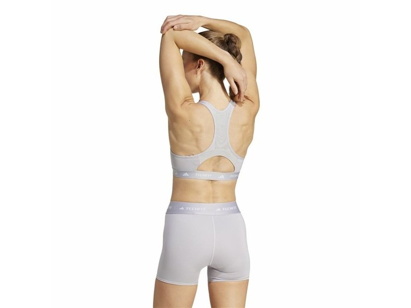 Спортен Сутиен Adidas Techfit Сив