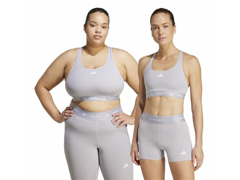 Спортен Сутиен Adidas Techfit Сив