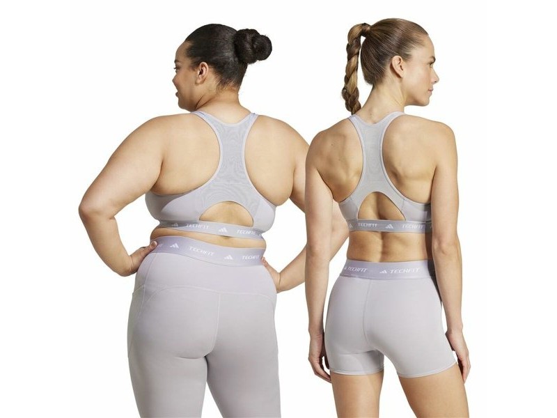 Спортен Сутиен Adidas Techfit Сив
