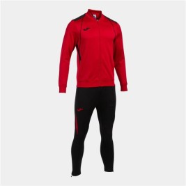 Спортен Костюм за Възрастни Joma Sport Championship VII Черен Червен Детски Мъже