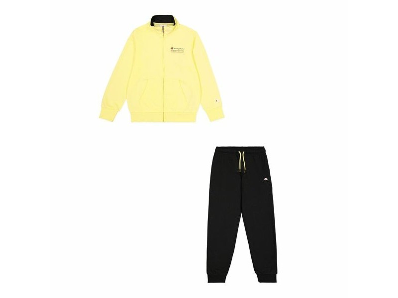 Детски Анцуг Champion Champion Full Zip Suit Жълт Черен