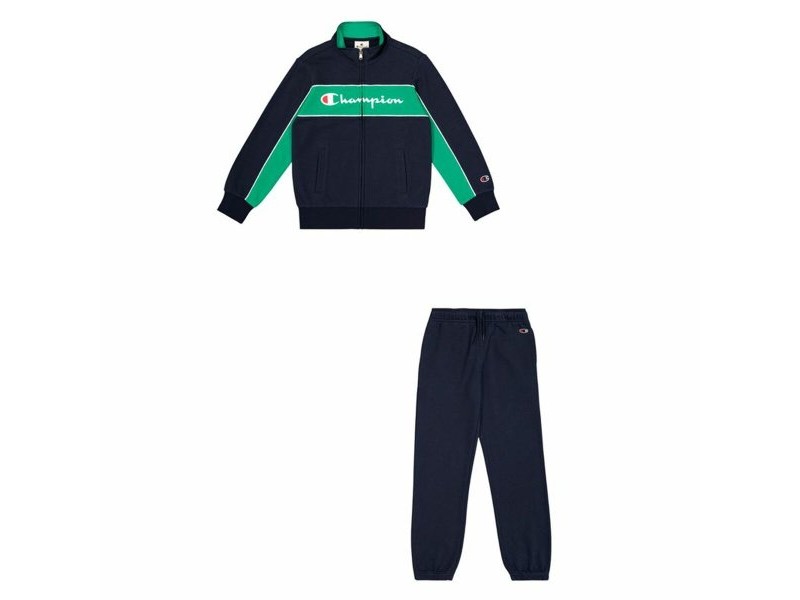 Детски Анцуг Champion Full Zip Suit Тъмно синьо Морско син