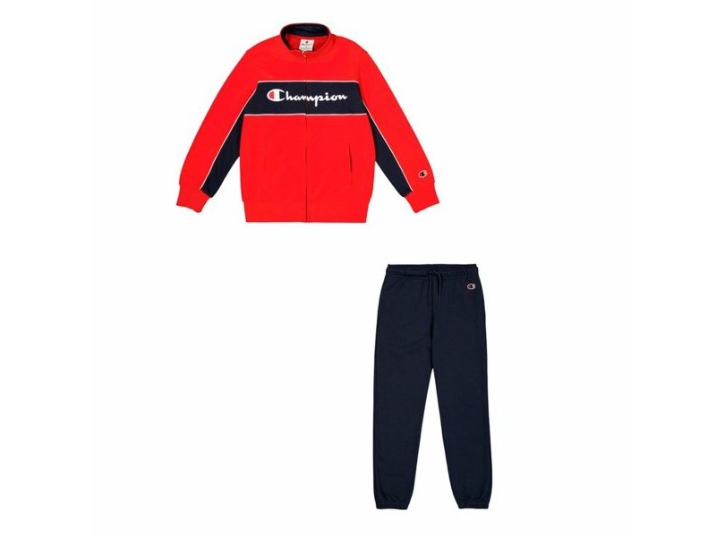 Детски Анцуг Champion Full Zip Suit Червен