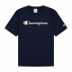 Мъжка тениска с къс ръкав Champion Champion Crewneck Морско син