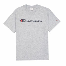 Мъжка тениска с къс ръкав Champion Crewneck Светло сив