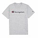 Мъжка тениска с къс ръкав Champion Crewneck Светло сив Мъжка тениска с къс ръкав Champion Crewneck Светло сив