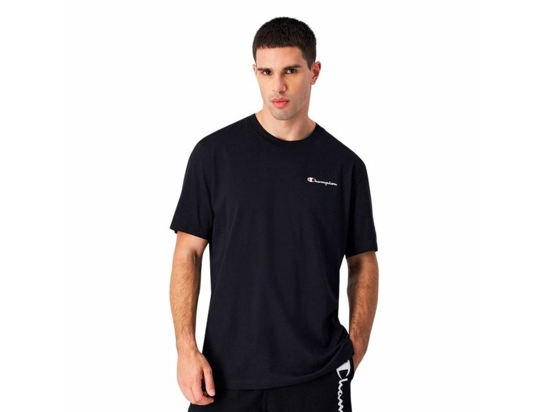 Мъжка тениска с къс ръкав Champion Champion Crewneck Черен