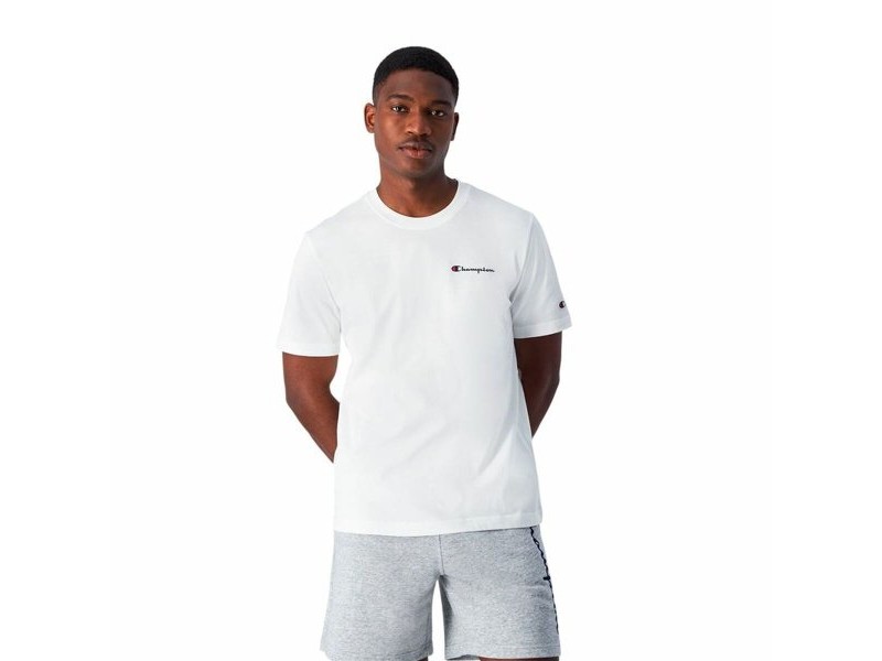 Мъжка тениска с къс ръкав Champion Crewneck Бял