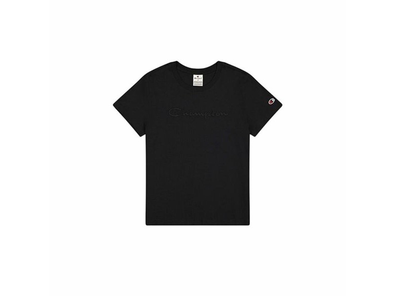 Дамска тениска с къс ръкав Champion Champion Crewneck Черен